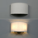 Boho Wall Sconce, 13-Inch Brass with Linen Shade