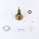 Wall Sconce, 14-Inch Antique Brass